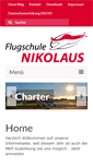 Mobile Screenshot of flugschule-nikolaus.de